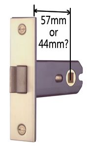 lock or latch backset